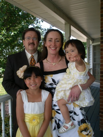 Family photo for Easter